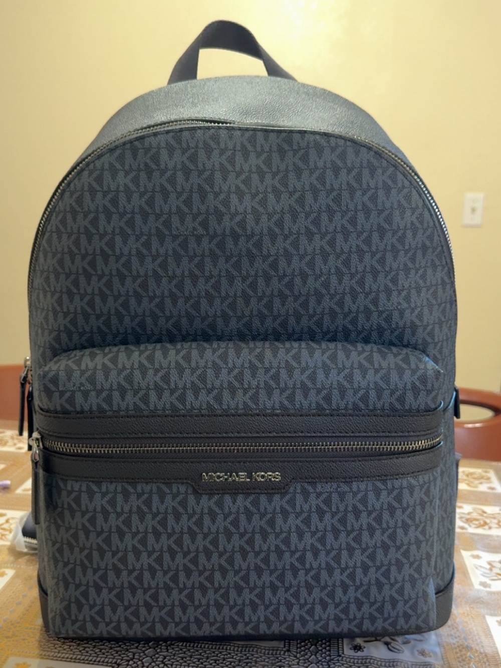 Blue MK Logo Cooper Backpack - Picture 3 of 7